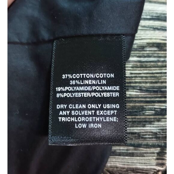 Ladies 12 Petite Lafayette 148 New York Blazer Beige Black Career Business - Picture 6 of 7